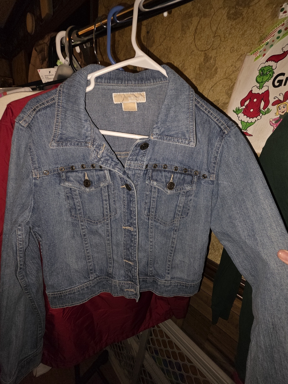 Michael Kors Women'Small Denim Jacket Size Small